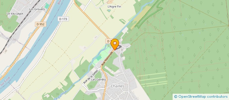 localisation de l'entreprise PAB 41 LES PATES AU BEURRE  BLOIS