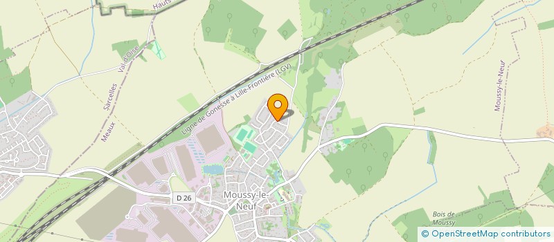 localisation de l'entreprise PAB  VILLENEUVE-SOUS-DAMMARTIN