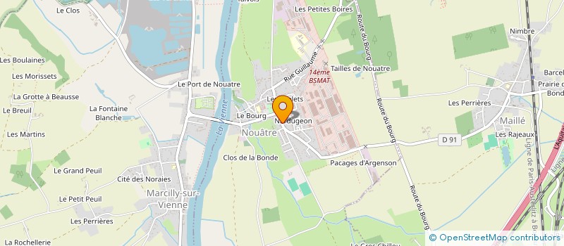 localisation de l'entreprise PAB  NOUATRE