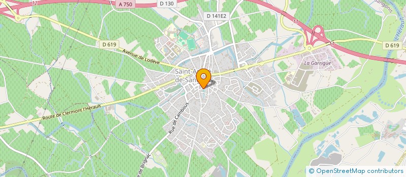 localisation de l'entreprise PAB  SAINT-ANDRE-DE-SANGONIS