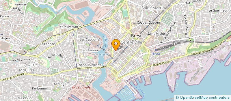 localisation de l'entreprise PAB EDITIONS à BREST