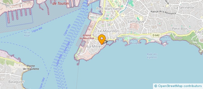 localisation de l'entreprise PAB IMMO 83  TOULON