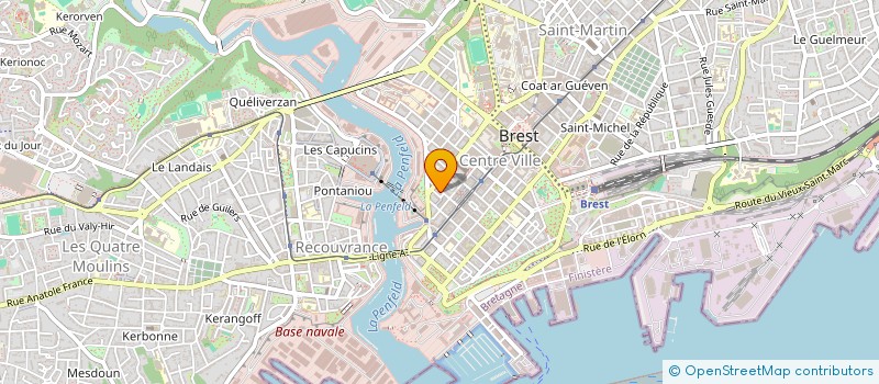 localisation de l'entreprise PAB INVEST à BREST