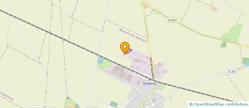 localisation de l'entreprise PAB MANAGEMENT à ROSIERES-EN-SANTERRE