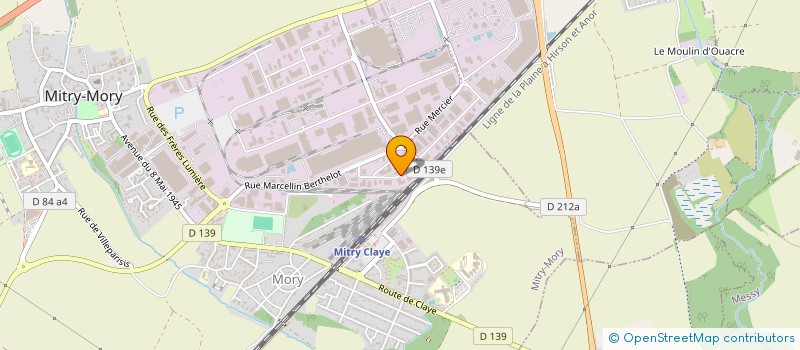 localisation de l'entreprise PAB MENUISERIE à MITRY-MORY