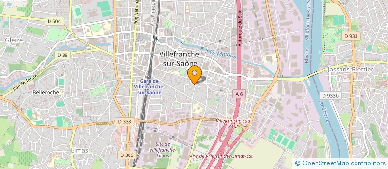 localisation de l'entreprise PAB3D  VILLEFRANCHE-SUR-SAONE