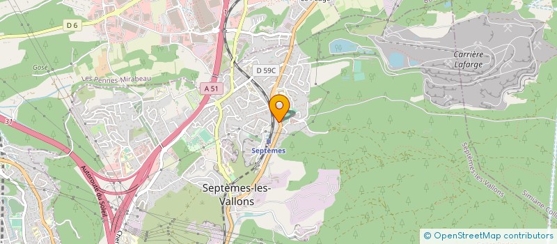 localisation de l'entreprise PABALI à SEPTEMES-LES-VALLONS