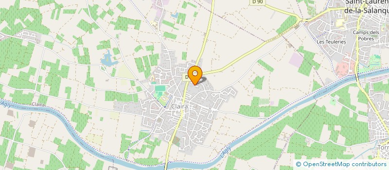 localisation de l'entreprise PABELAU  CLAIRA