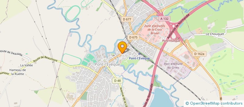 localisation de l'entreprise PABEMEULEMAN  PONT L'EVEQUE