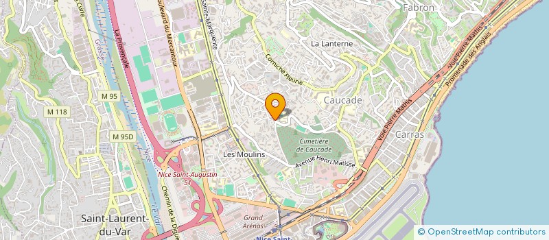 localisation de l'entreprise PABER à NICE