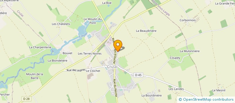localisation de l'entreprise PABI à CRULAI