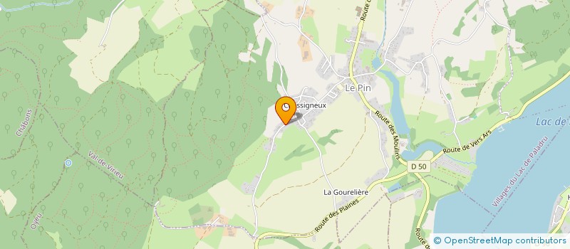 localisation de l'entreprise PABILOU  VILLAGES DU LAC DE PALADRU