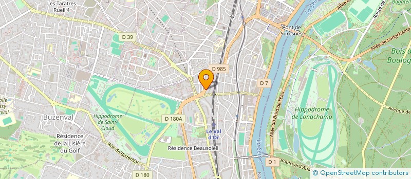 localisation de l'entreprise PABION ET CIE à SURESNES