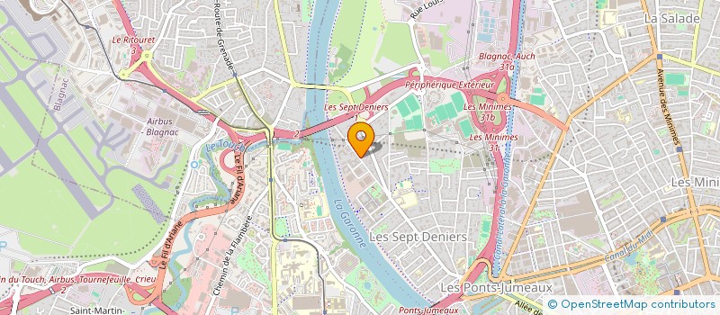 localisation de l'entreprise PABIOT INVEST à TOULOUSE
