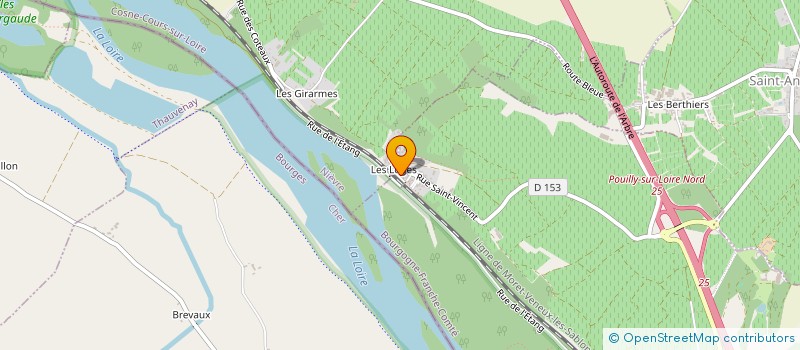 localisation de l'entreprise PABIOT JEROME  POUILLY-SUR-LOIRE