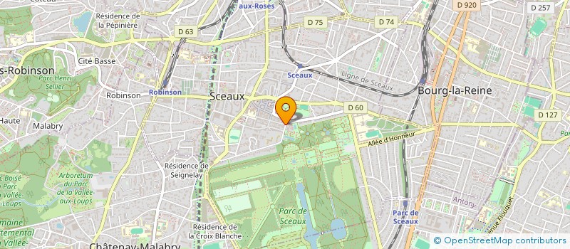 localisation de l'entreprise PABLITO Y MARINA à SCEAUX