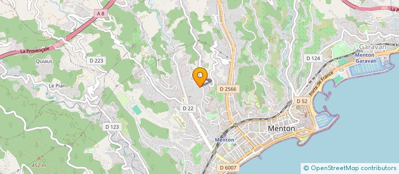 localisation de l'entreprise PABLO à MENTON