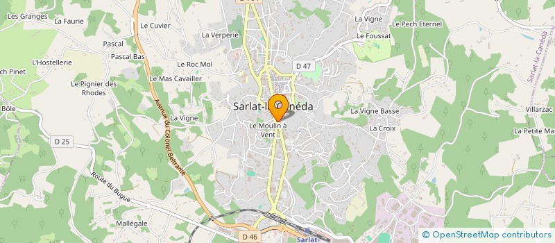 localisation de l'entreprise PABLO à SARLAT-LA-CANEDA