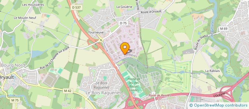 localisation de l'entreprise PABLO  TREILLIERES