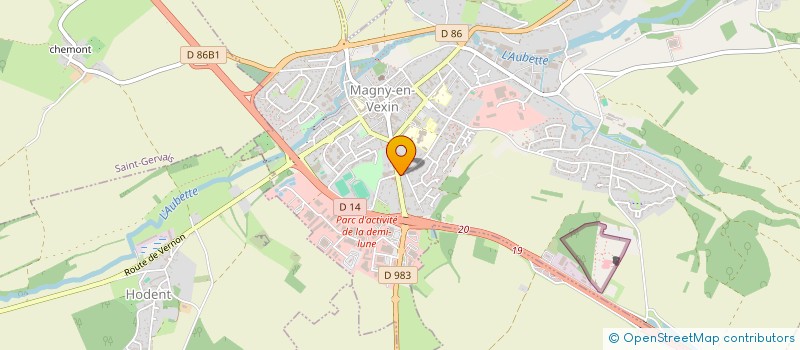 localisation de l'entreprise PABLO  MAGNY-EN-VEXIN