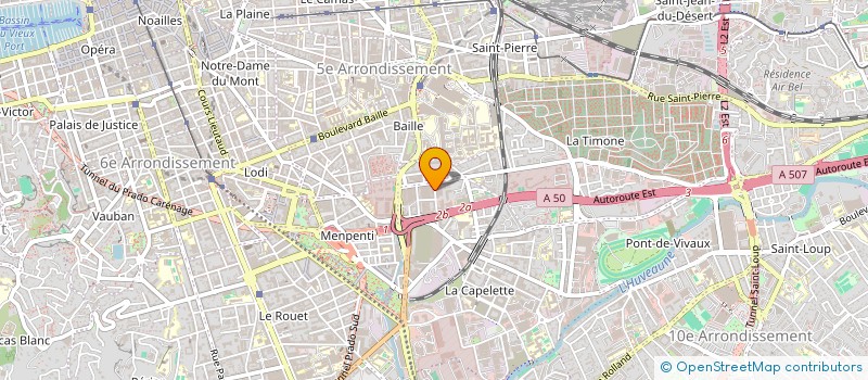 localisation de l'entreprise PABLO COURSES à MARSEILLE
