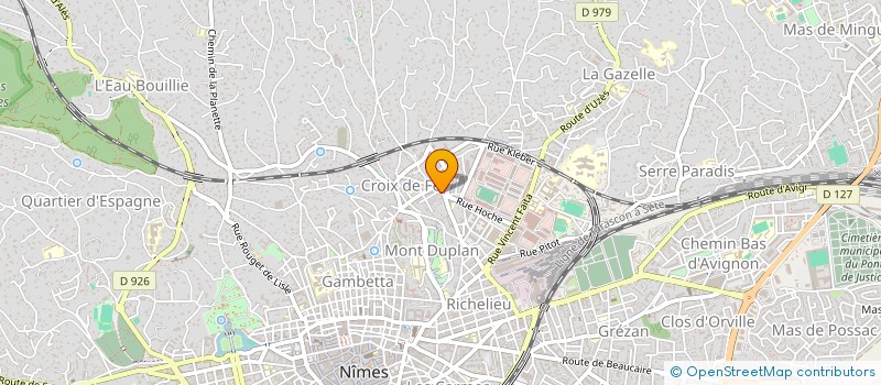 localisation de l'entreprise PABLO CROCO BAR  NIMES