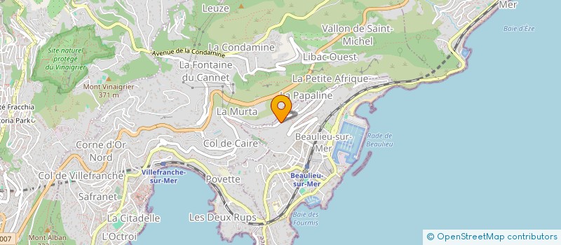 localisation de l'entreprise PABLO INVESTISSEMENT à BEAULIEU-SUR-MER
