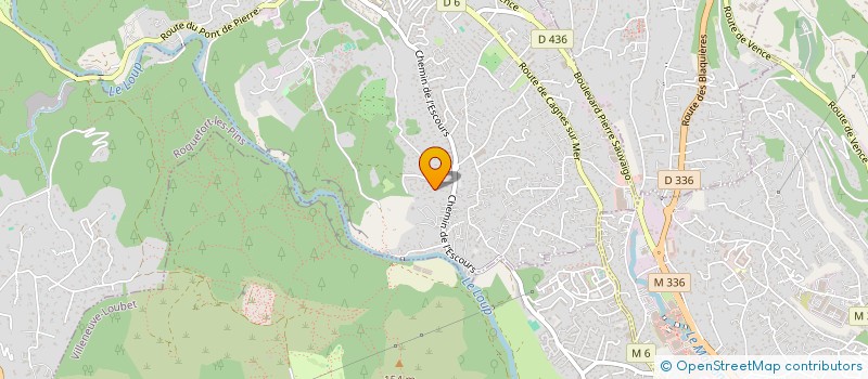 localisation de l'entreprise PABLOHUG  LA COLLE-SUR-LOUP