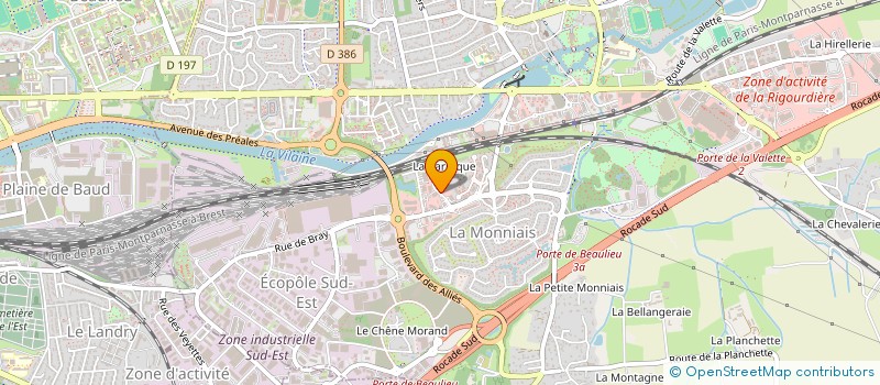 localisation de l'entreprise PABLOMA  CESSON-SEVIGNE