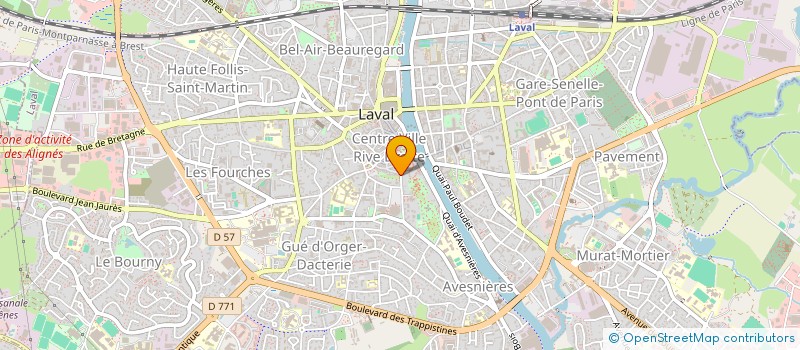 localisation de l'entreprise PABSEA à LAVAL