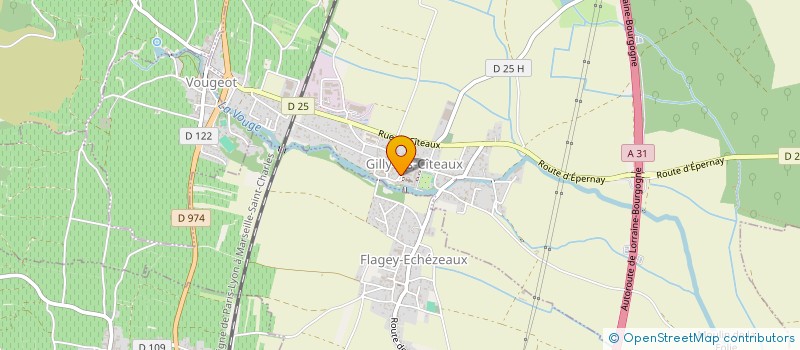 localisation de l'entreprise PAC  GILLY-LES-CITEAUX