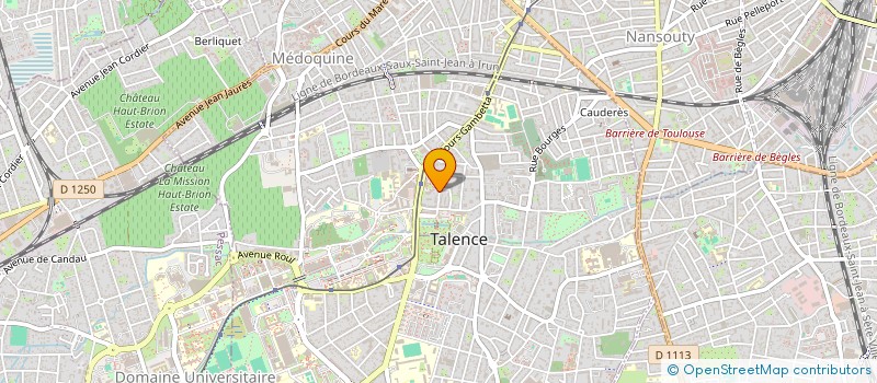 localisation de l'entreprise PAC  TALENCE