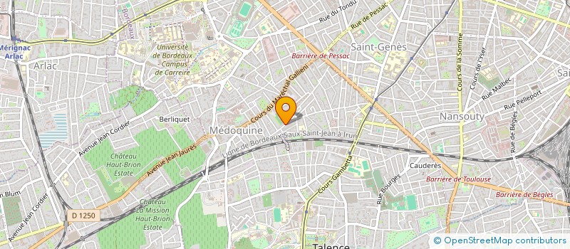 localisation de l'entreprise PAC à BORDEAUX