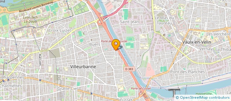 localisation de l'entreprise PAC ACCESS  VILLEURBANNE