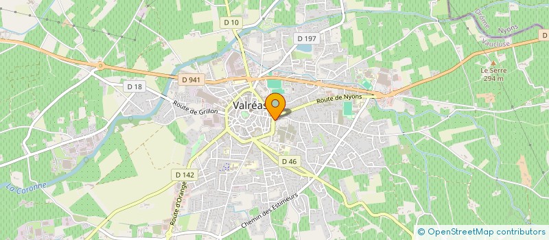 localisation de l'entreprise PAC.CAP à VALREAS
