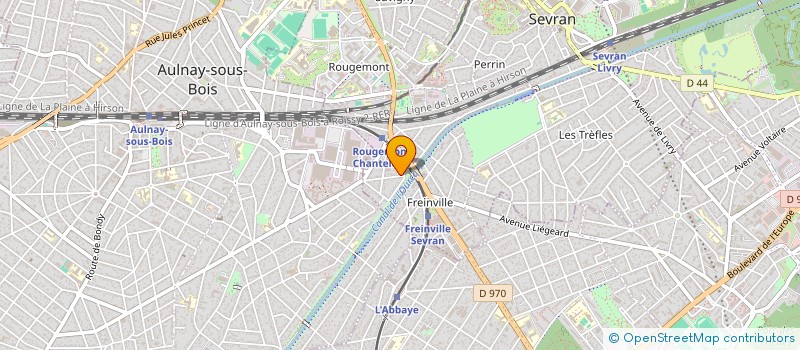 localisation de l'entreprise PAC CLIM à SEVRAN