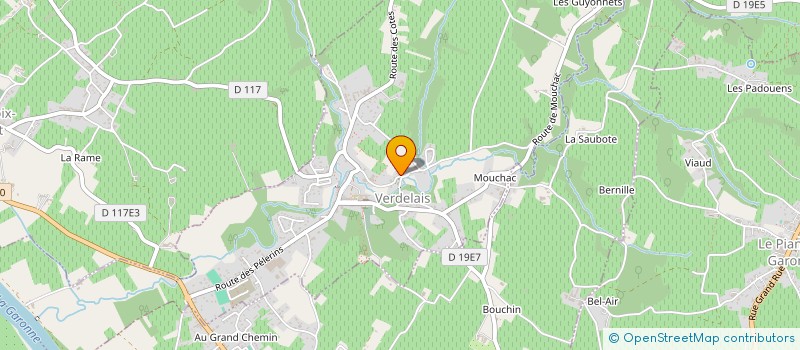 localisation de l'entreprise PAC-CLIM-CONFORT 33  VERDELAIS