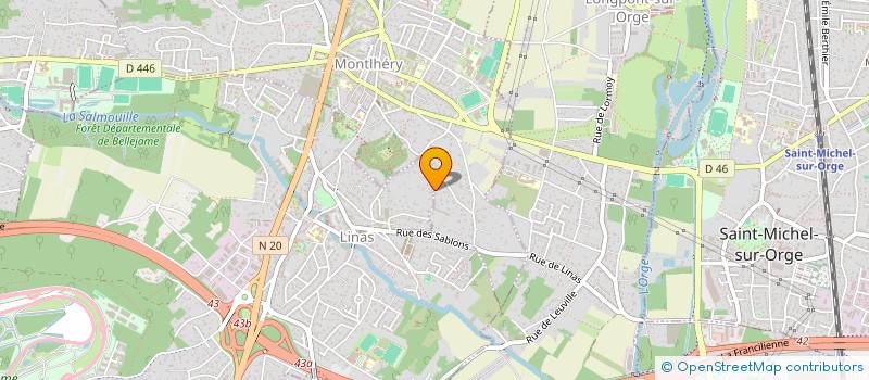 localisation de l'entreprise PAC CONSULTING  MONTLHERY