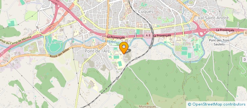 localisation de l'entreprise PAC DRIVING à AIX-EN-PROVENCE