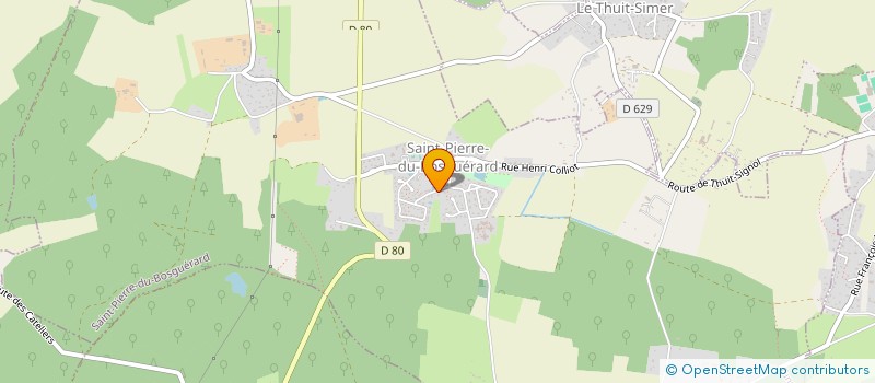 localisation de l'entreprise PAC-ECO NORMANDIE à SAINT-PIERRE-DU-BOSGUERARD