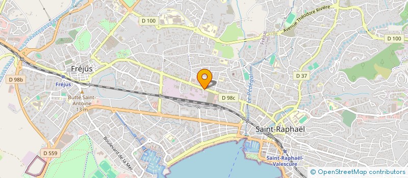localisation de l'entreprise PAC ELEC à FREJUS