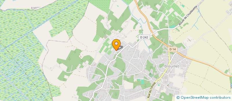 localisation de l'entreprise PAC ELEC SERVICES  BREUILLET