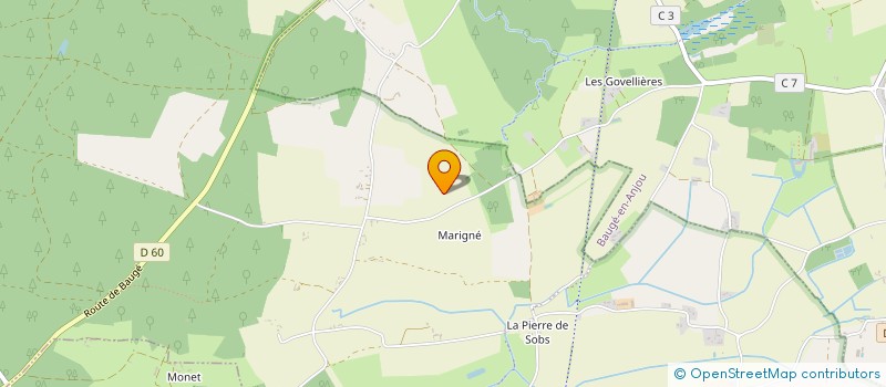 localisation de l'entreprise PAC EURO  BRISSAC LOIRE AUBANCE