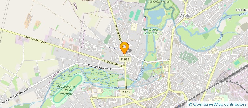 localisation de l'entreprise PAC FRANCE à CHATEAUROUX