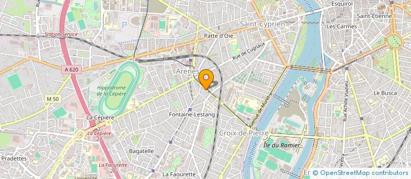 localisation de l'entreprise PAC INVEST à TOULOUSE