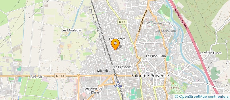 localisation de l'entreprise PAC INVEST  SALON-DE-PROVENCE