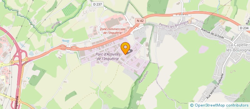 localisation de l'entreprise PAC-MEN'S à SAINT-MARTIN-BOULOGNE