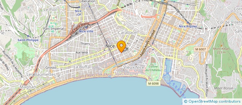 localisation de l'entreprise PAC NICE EUROPE  NICE