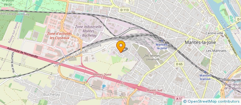 localisation de l'entreprise PAC & PLUS  MANTES-LA-JOLIE