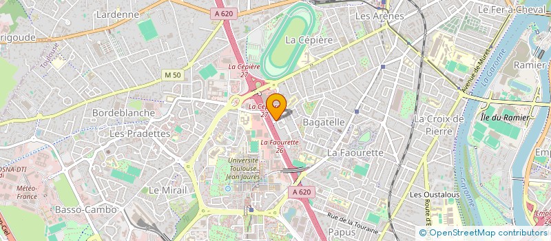 localisation de l'entreprise PAC SECURITE à TOULOUSE